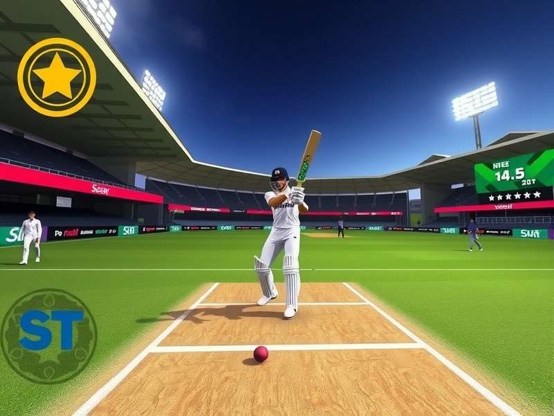VR Cricket Star Rising gameplay screenshot